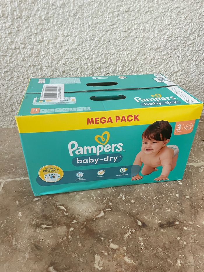 Cartons de couches Pampers Baby Dry T3 - photo numéro 2