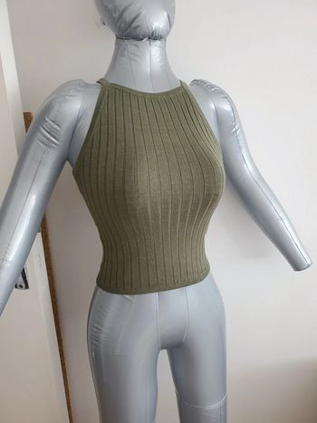 Débardeurs vert kaki TXS H&M