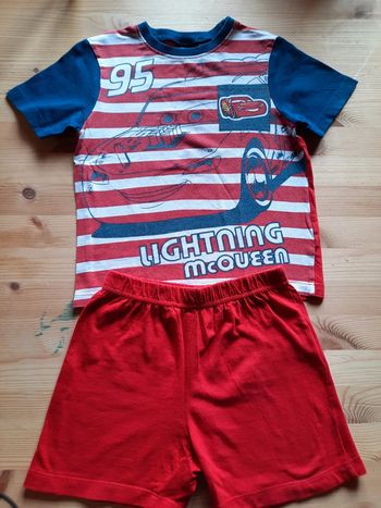 Pyjama été Disney Cars 4 ans ou 104 cm