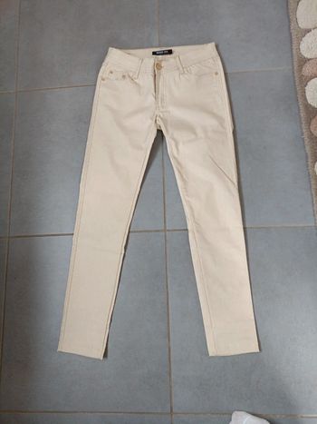 Pantalon crème Miss ok