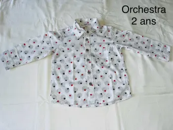 Chemise orchestra 2 ans