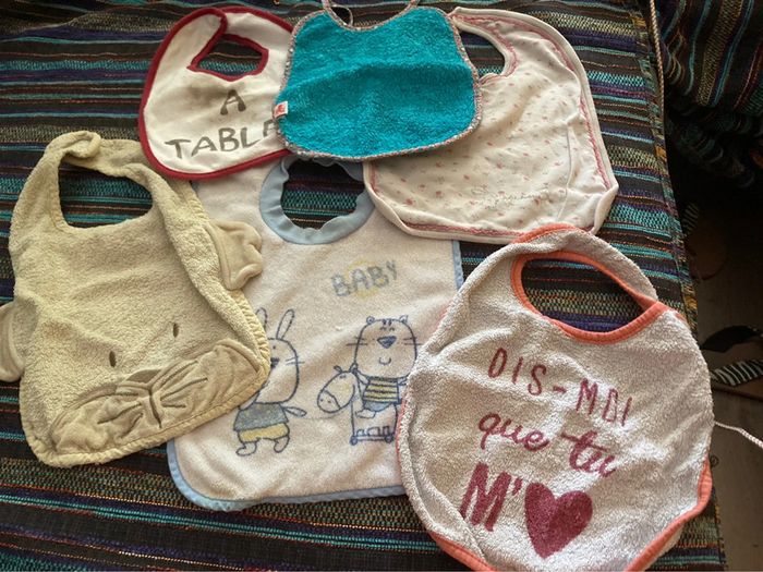 lot de 6 bavoirs - photo numéro 2