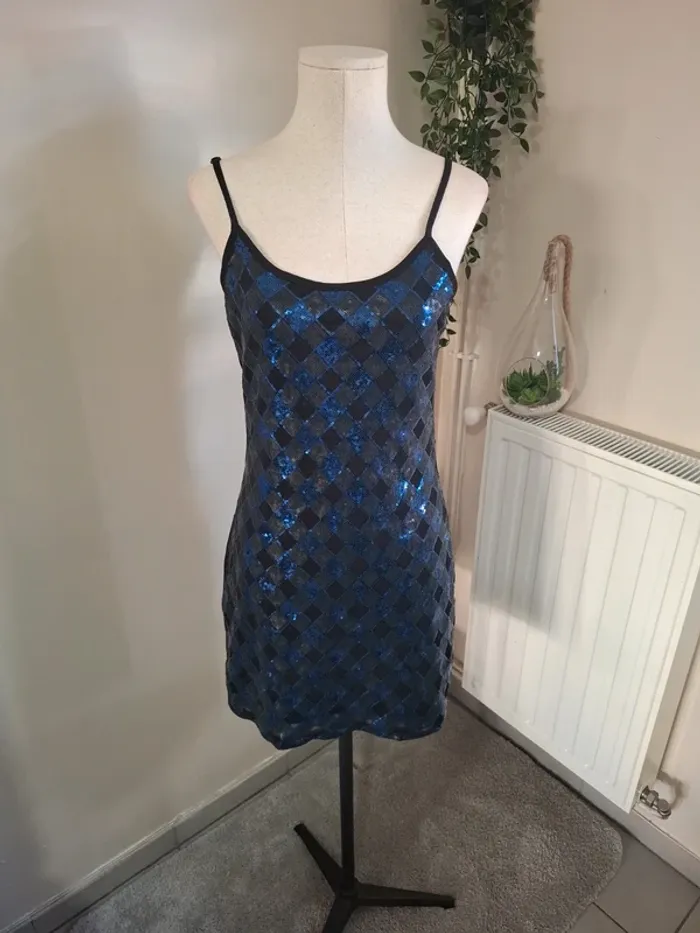 Robe de soirée a sequin