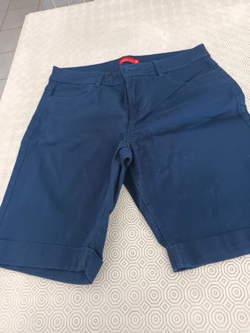 Bermuda Tissaia T 38 bleu