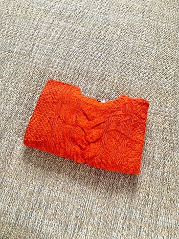 Pull knit h&m torsadé orange Y2k taille M