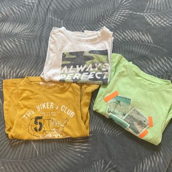 Lots de 3 t-shirt garçon