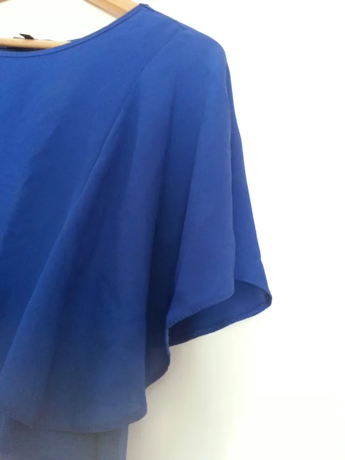 top court chauve souris bleu new look - photo numéro 2
