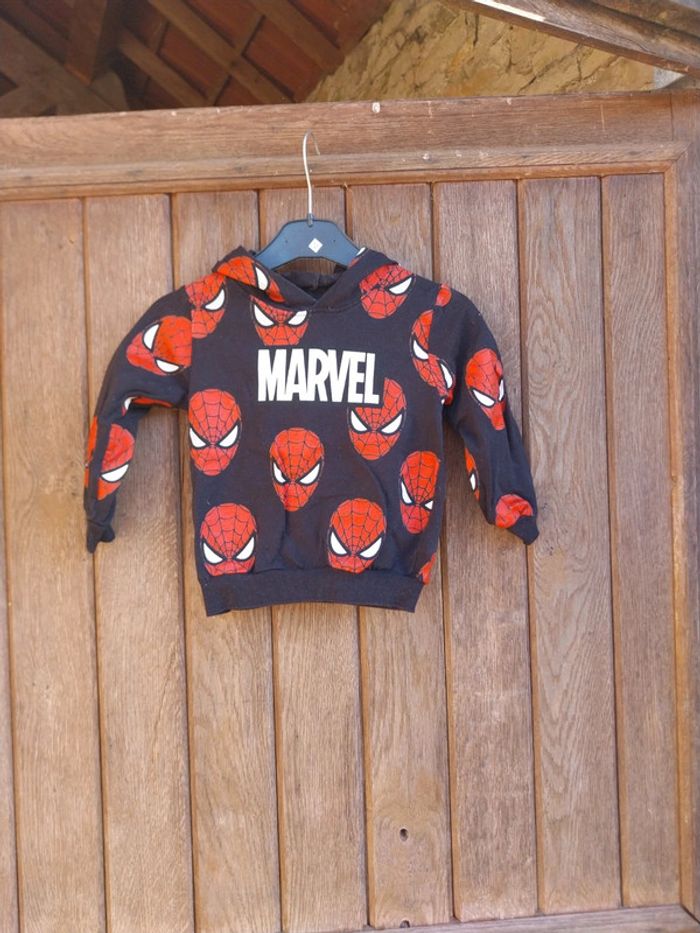 Pull spiderman 18 mois zara