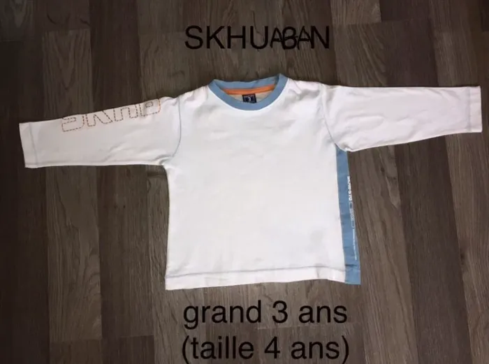 T-shirt manches longues 3-4 ans