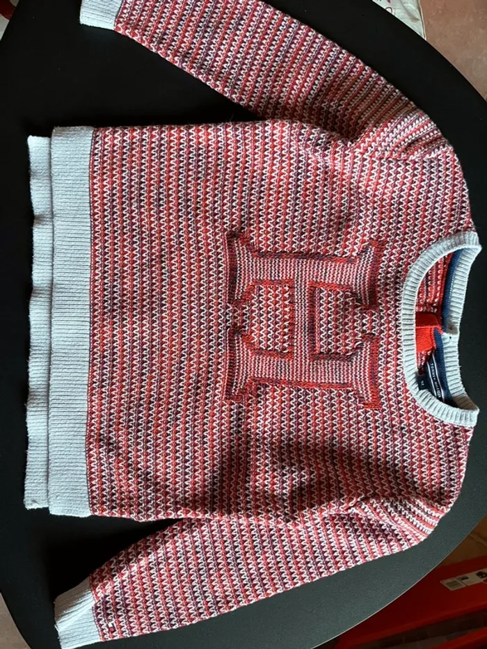 Pull maille tommy hilfiger - photo numéro 2