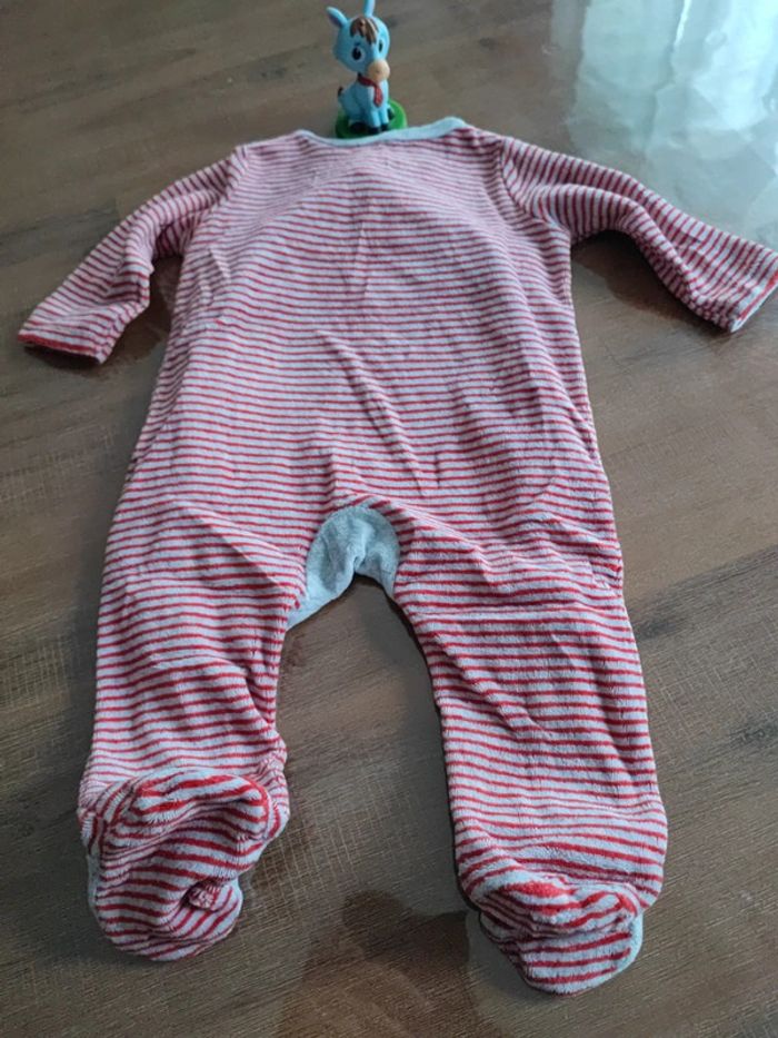 Pyjama gris et rouge DPAM - photo numéro 4