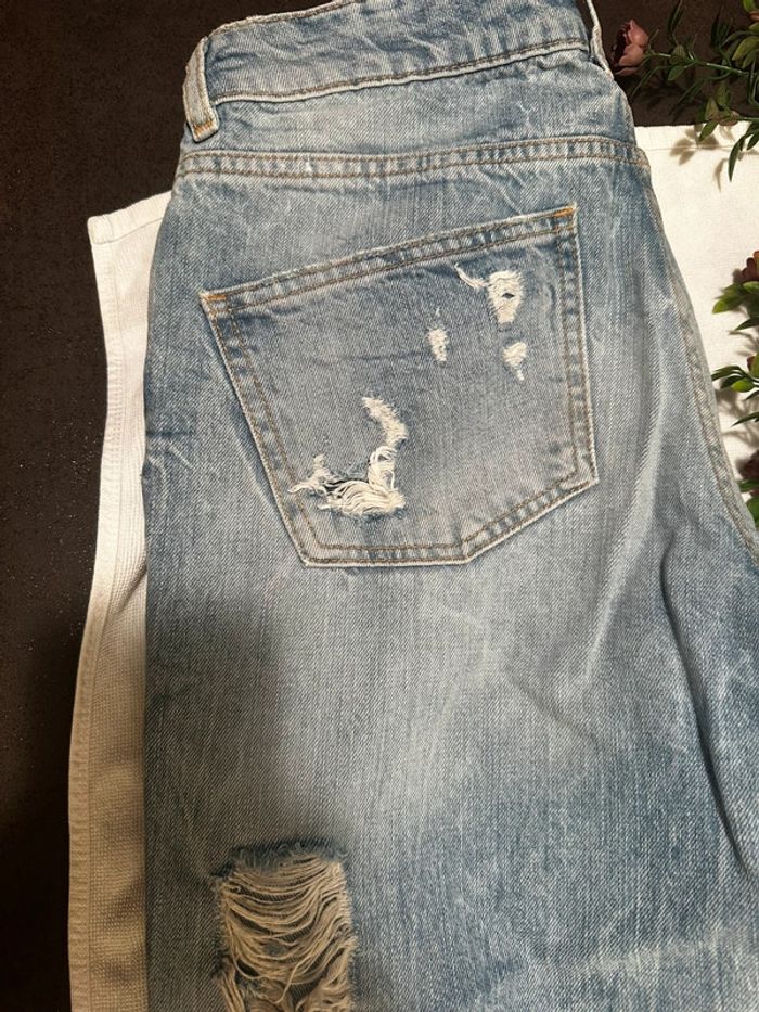 👖 Pantalon “Girlfriend” troué – Bershka – Taille 36 🩵 - photo numéro 13