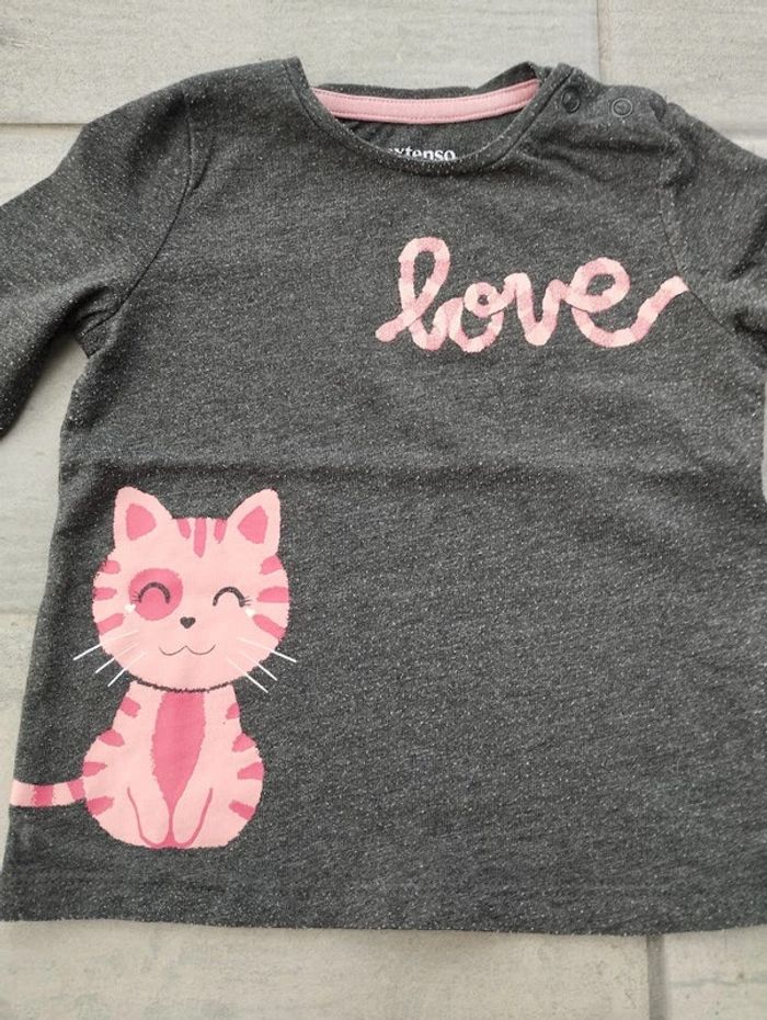 Lot n° 430 T-shirt manches longues In Extenso 18 mois - photo numéro 3