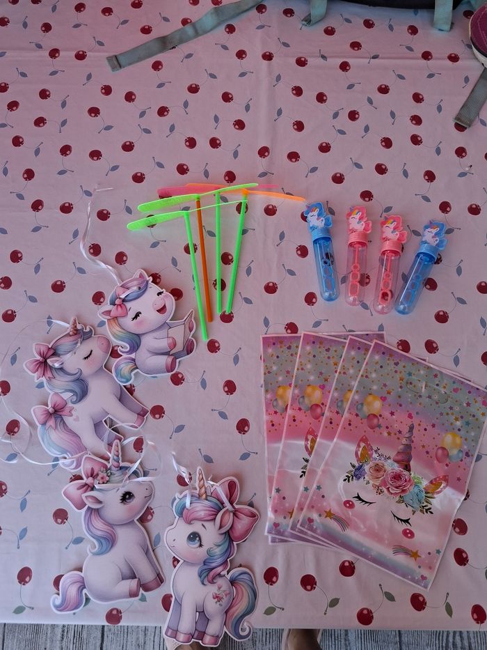 Décoration anniversaire Licorne