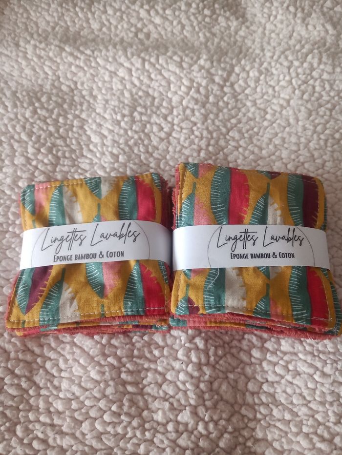 Lingettes lavables x 20