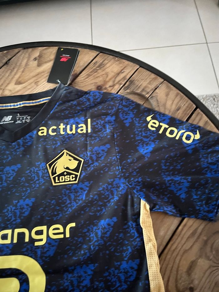 Maillot losc  bleu   Andre 21 - photo numéro 4