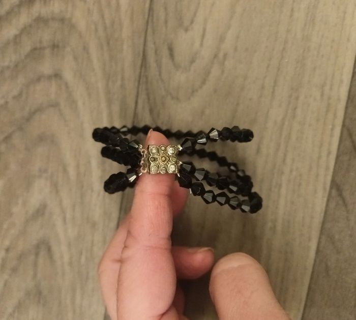 Bracelet 3 rangs fermoir bijou - photo numéro 6