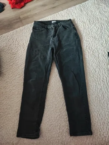 Jean femme mom 36 gris