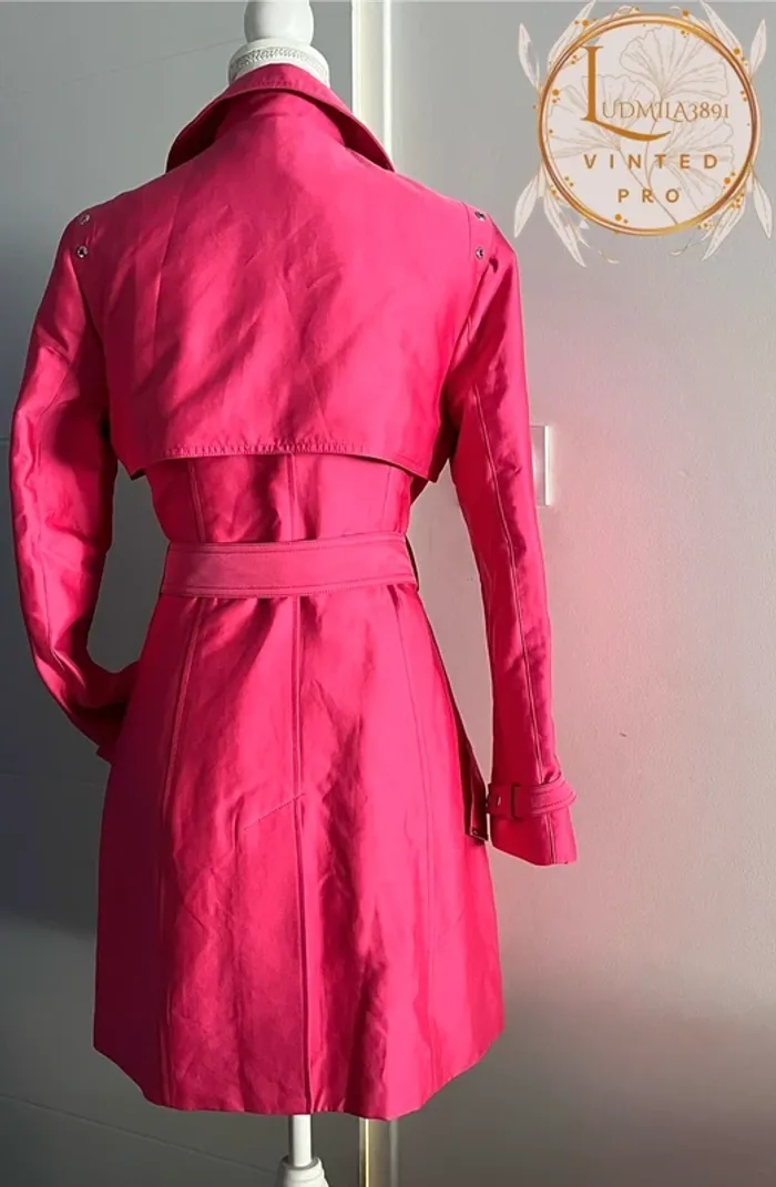 Trench Morgan rose Fuchsia T40 🌺 - photo numéro 3