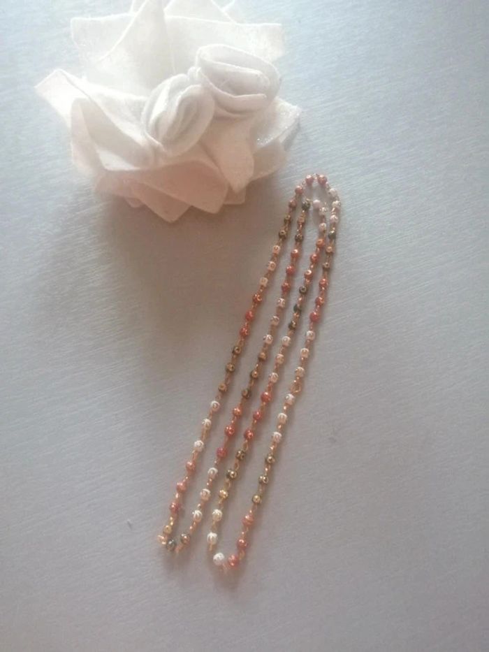 🌸Collier sautoir orné de perles fines "Boutique Parisienne" 🌸 - photo numéro 2