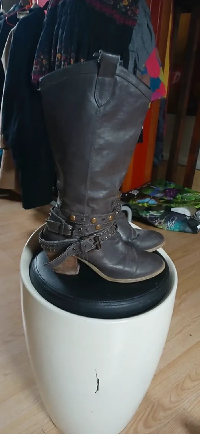 Botte gris foncé - photo numéro 4