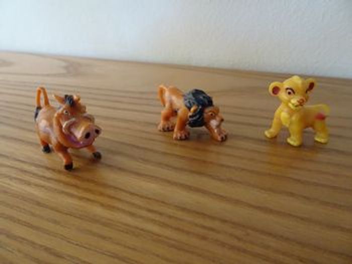 3 figurines roi lion - photo numéro 2