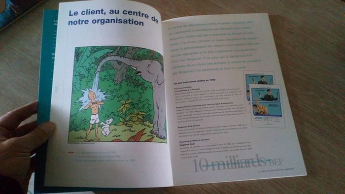 Tintin rapport Belgacom de 1988 collector ! - photo numéro 3