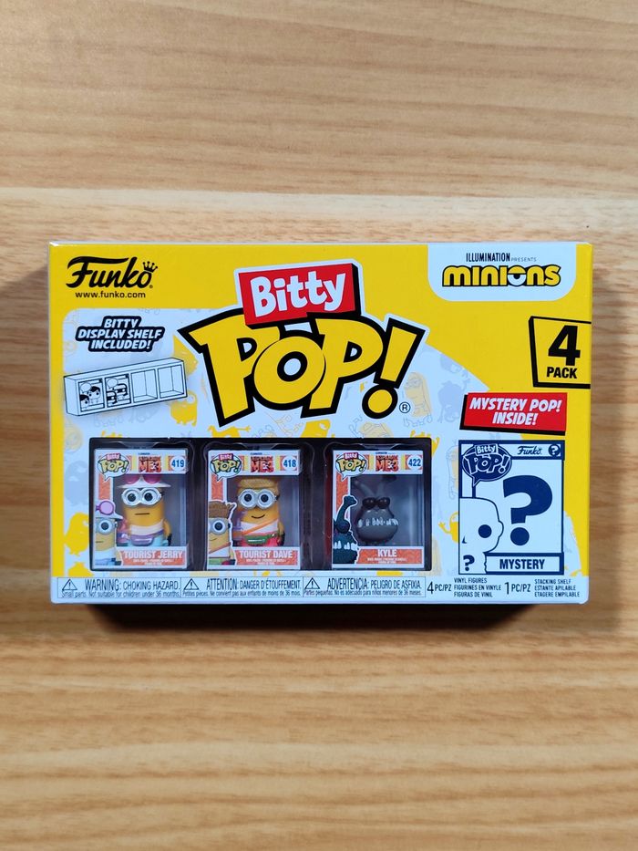 Bitty Pop! Illumination Presents Minions - Pack avec figurine MYSTÈRE