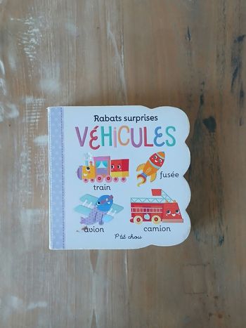 Livre Véhicules à rabat surprise