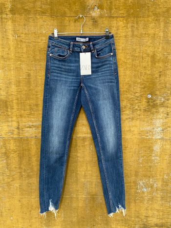 Jean skinny bleu brut Zara