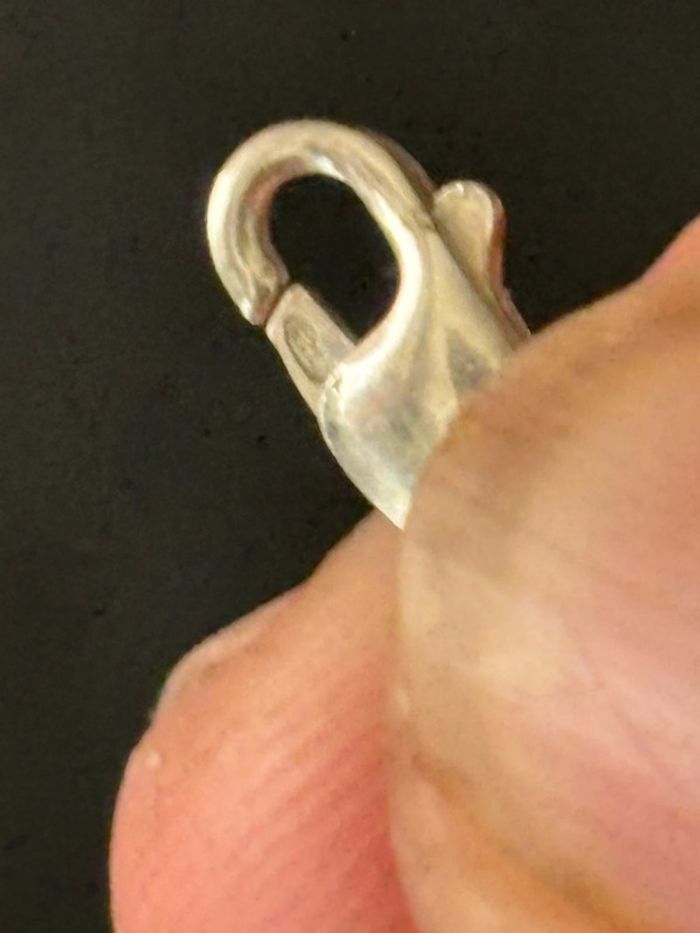 Joli bracelet plat en argent massif femme TBE - photo numéro 4