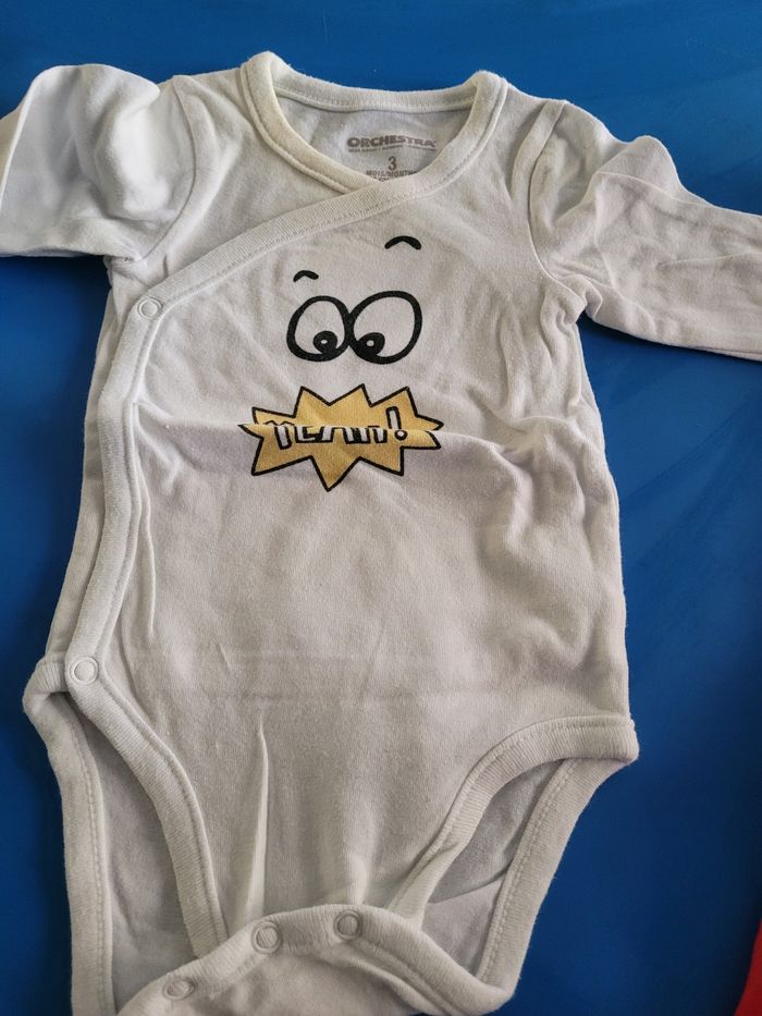 3 bodies manches longues orchestra 3 mois - photo numéro 5