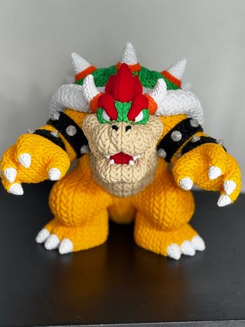 Bowser version tricoté 30cm