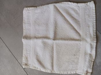 essuie main blanc 27 x 29 cm 100% coton Sissages Denantes