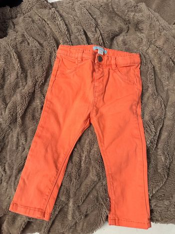 Pantalon obaibi 18m corail
