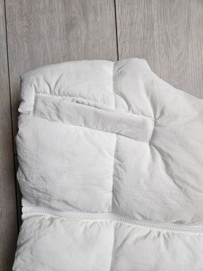 Manteau sans manches blanc H&M taille XS - photo numéro 3