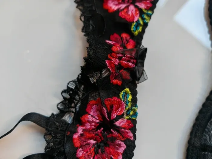 Soutien-gorge + porte-jarretelles Aubade - Rêve éveillé obscur - photo numéro 5