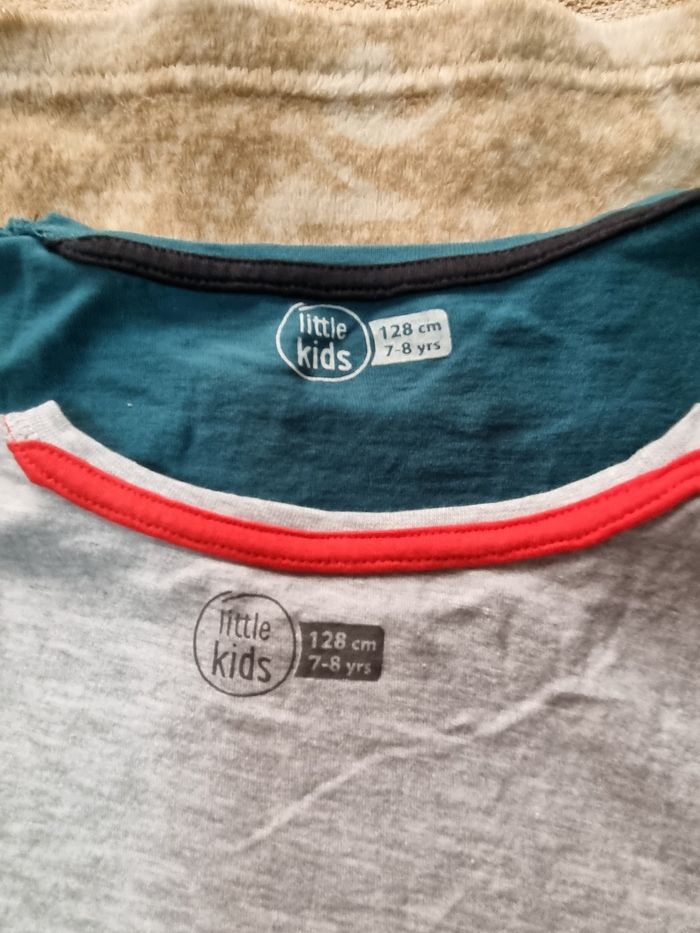 Lot t-shirt ML fille 7-8ans Little Kids - photo numéro 8