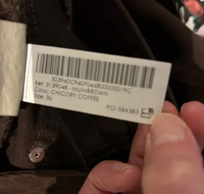 Pantalon droit Cache Cache marron – Taille 36 – Neuf - photo numéro 8