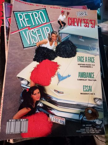 Livre Voiture Retro Viseur n°12 Aout 1989