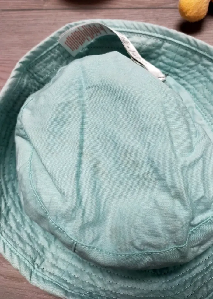 Bob marron et turquoise réversible mixte 6 - 12 mois Quechua - photo numéro 4