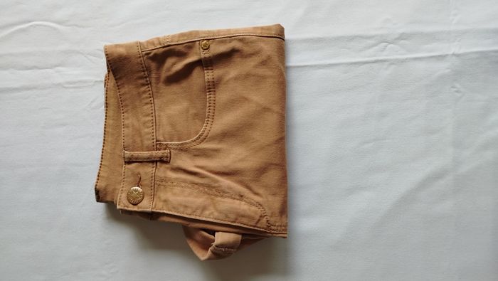 short en jean marron 13-14ans - photo numéro 4