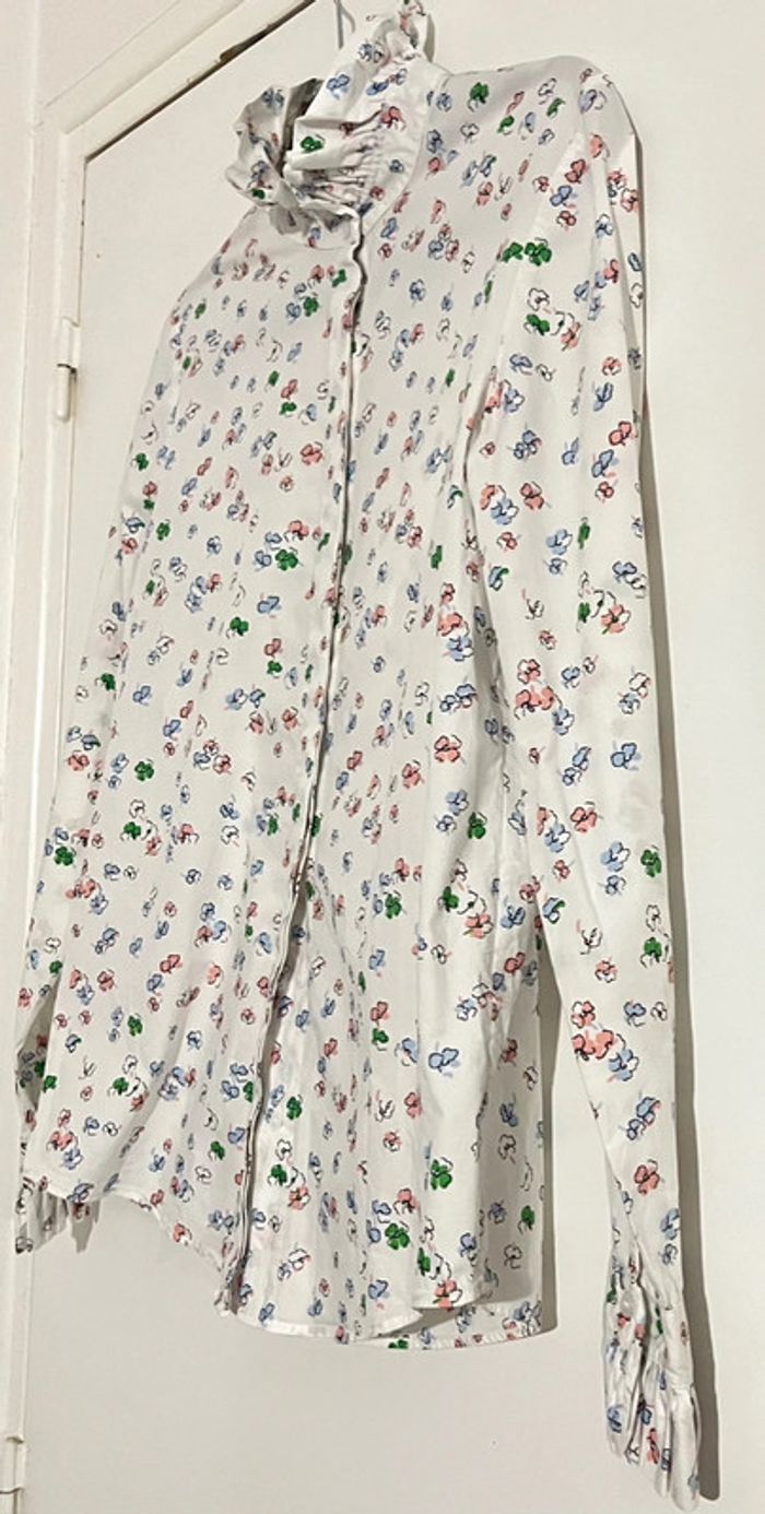 Chemise Fleurie Modèle Colomb Claudie Pierlot Taille 38 - photo numéro 11