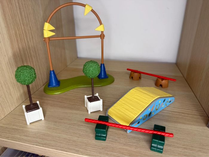 Lot accessoires parcours agilité Schleich