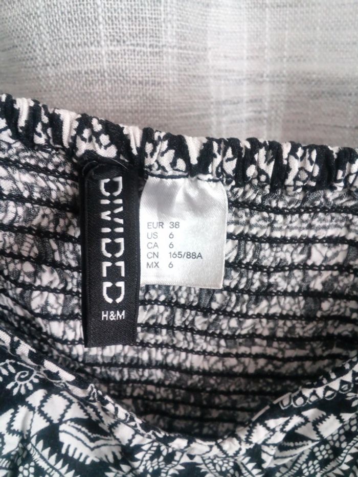 Robe noire et blanche H&M - photo numéro 3