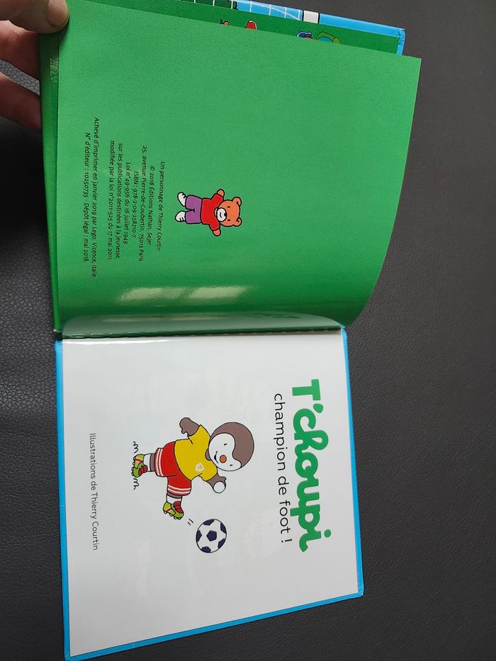 Livre enfant t'choupi champion de foot nathan - photo numéro 9