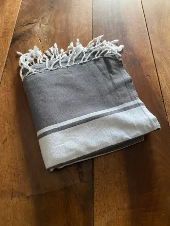 Fouta de plage Foutazur marron