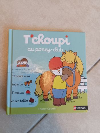 Livre T'choupi au  poney club