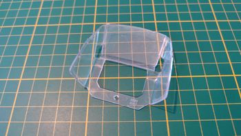 Pare-brise arrière pièce détachée miniature Bburago Burago Ford Escort RS Cosworth 1/24 1/24e 1/24èm