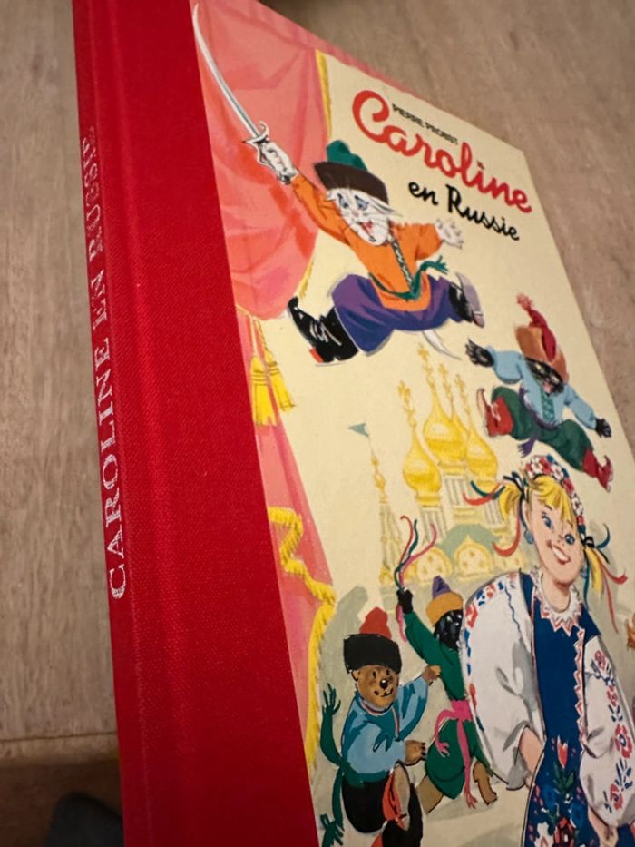 Pierre Probst édition limitée reliure relie rouge - livre Caroline en Russie album bd - photo numéro 2